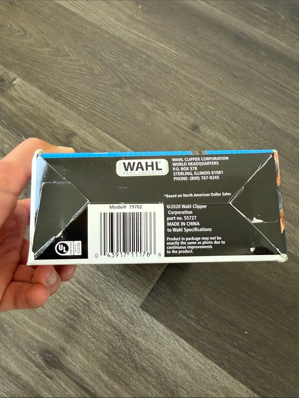 *UNOPENED* Wahl Color Clip Corded Hair Clipper in Blue and White